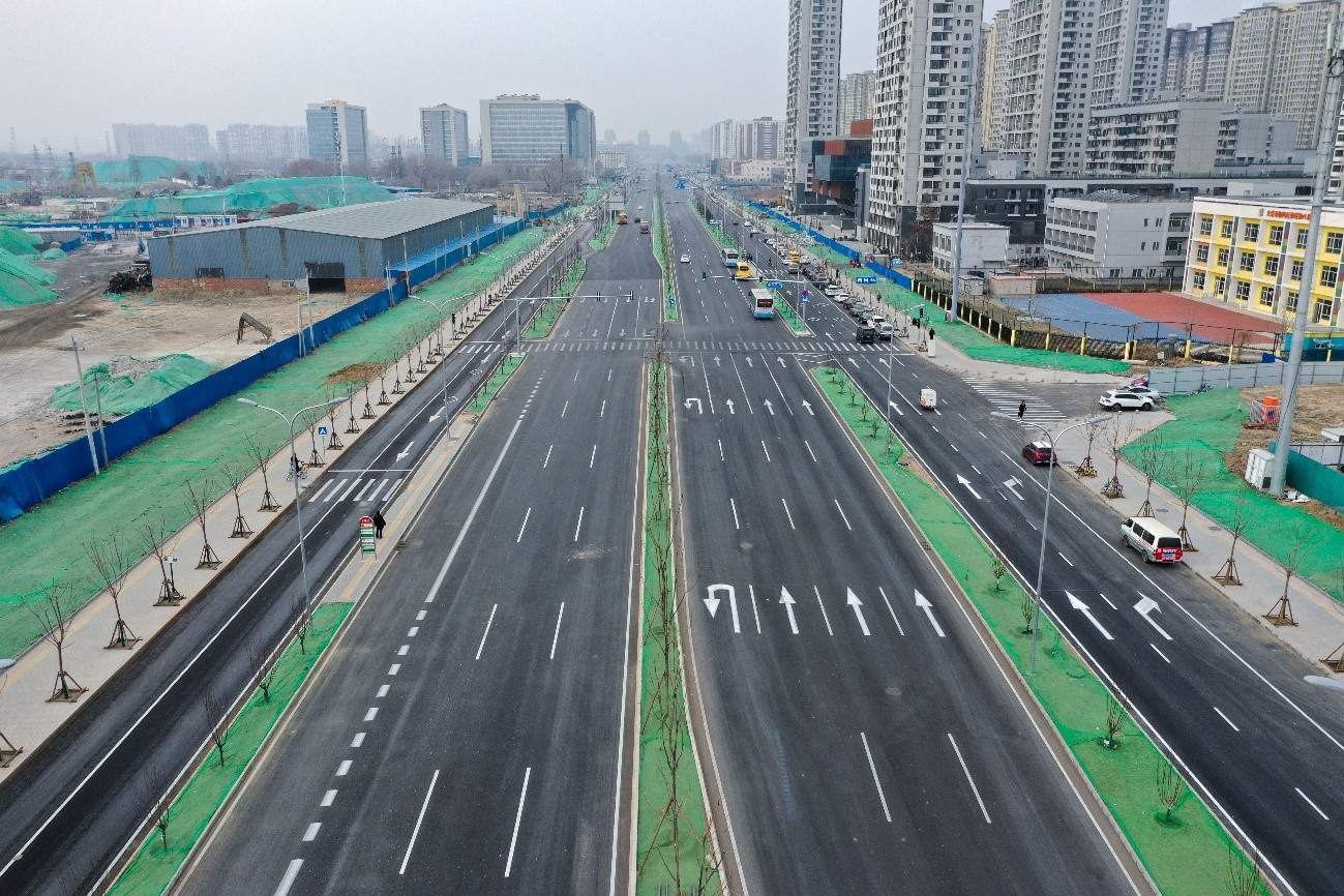 祝贺化工路道路工程建成通车