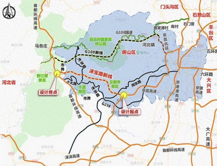 公司中标涞宝路新线高速公路工程